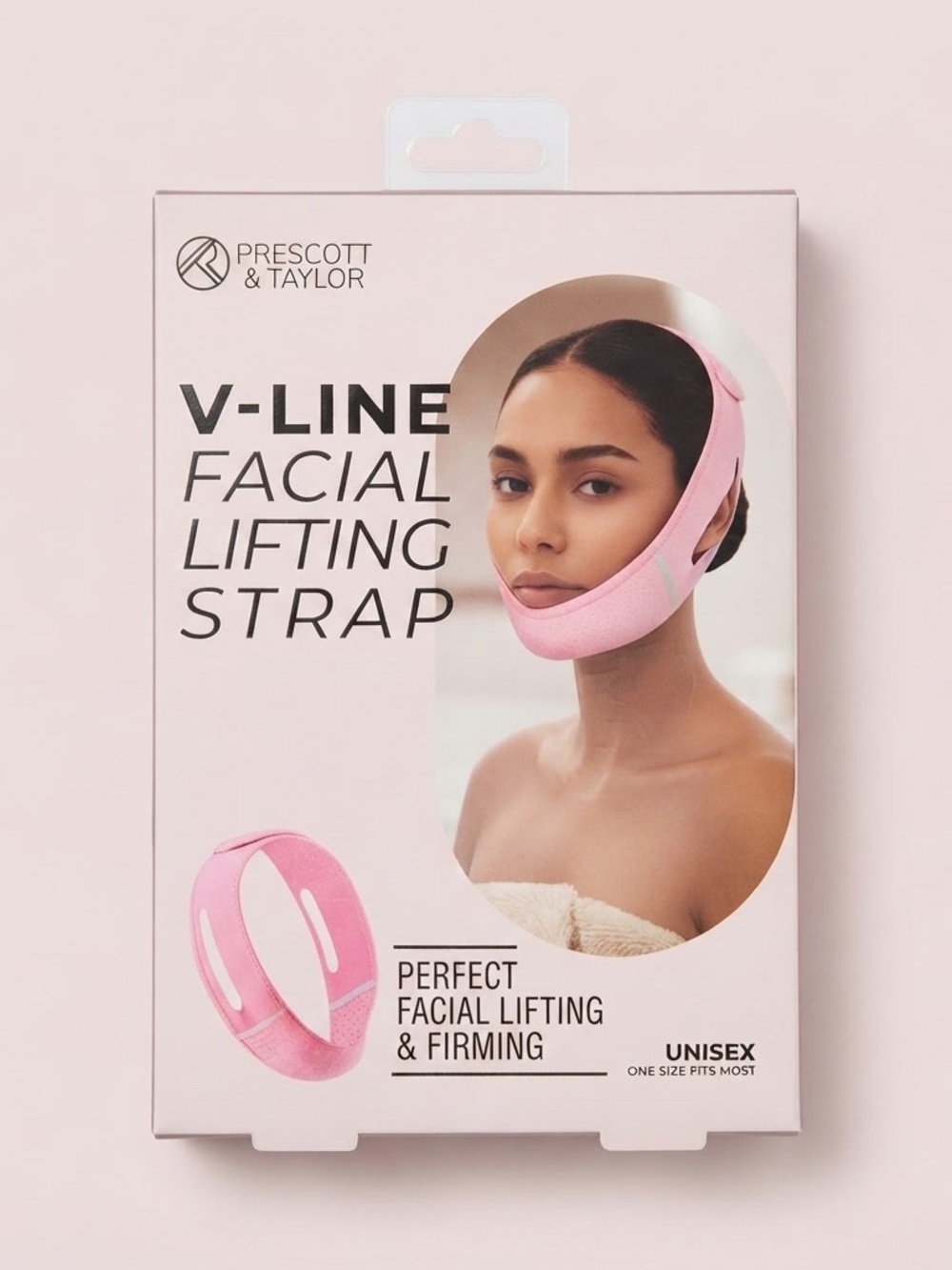 Pink V-Line Facial Lifting Strap